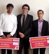 Prof. Manjul Bhargava, Université Toulouse III president Paul Sabatier, Prof. Igor Rodnianski